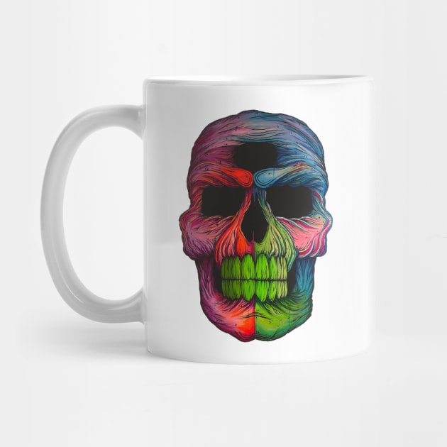 Neon Skull by ryancduboisart